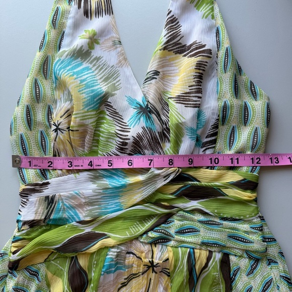 Bisou Bisou Halter Y2K Whimsical Fairy Floral Boho Hippie Top XS - Picture 6 of 6